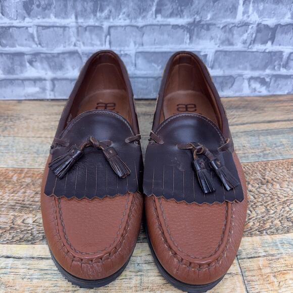 Allen Edmonds Nashua Tassel Loafer Brown Leather Shoes Mens Size 11.5 E New main image 7